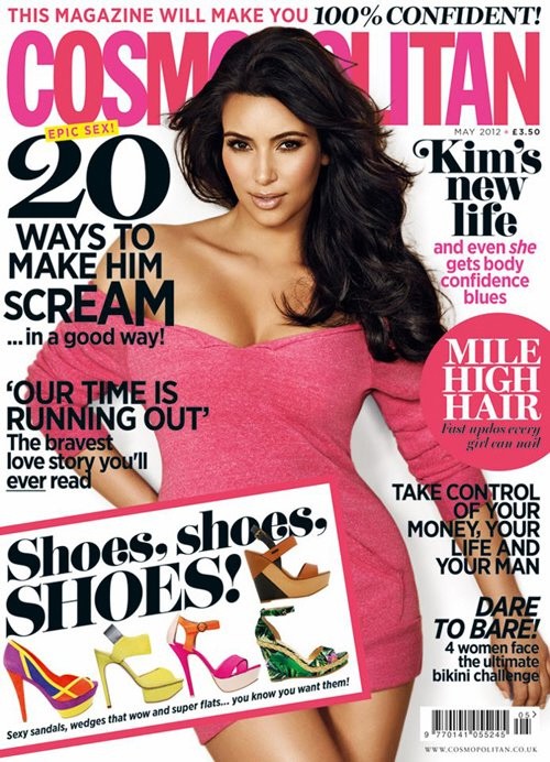 Kim Kardashian comenta su vida sentimental en Cosmopolitan