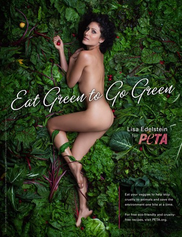 Lisa Edelstein, desnuda para PETA