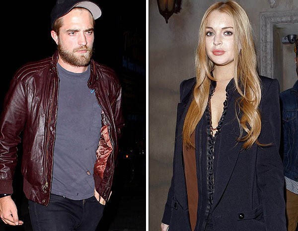 Robert Pattinson y Lindsay Lohan, juntos en el mismo club