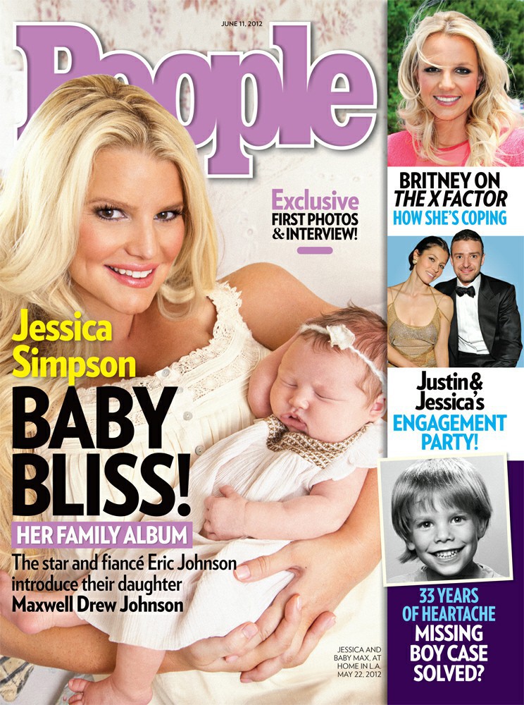 Jessica Simpson, primeras fotos de su hija Maxwell Drew Johnson