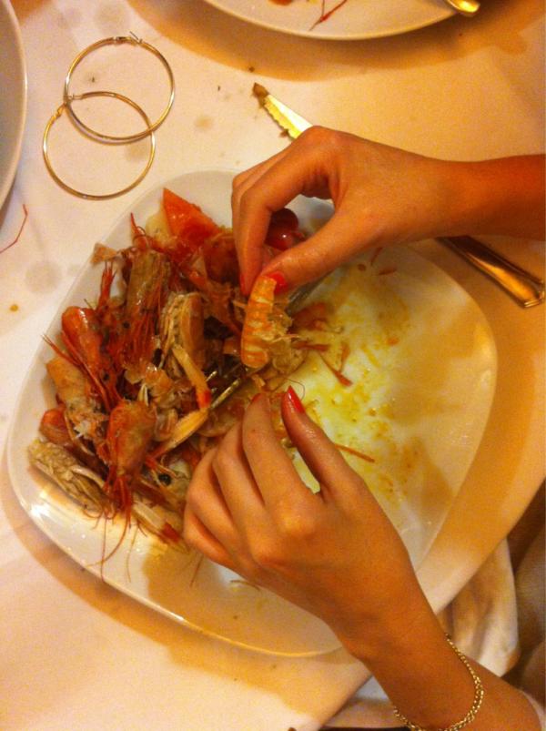 Kylie Minogue y su amor por las gambas a la plancha