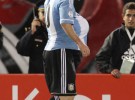 Leo Messi anuncia su paternidad en el terreno de juego