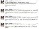 Leticia Sabater comenta las novedades de su búsqueda de novio en Twitter