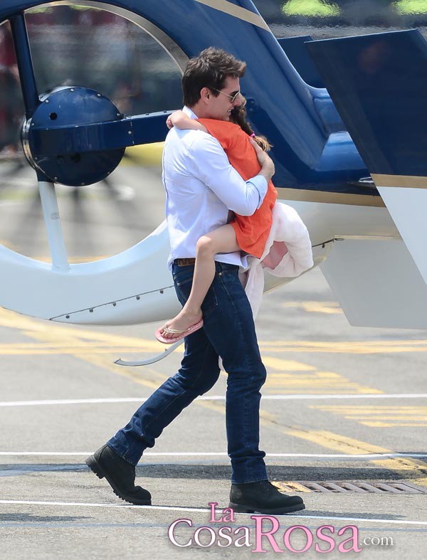 Tom Cruise y Suri pasan unos días juntos en Londres