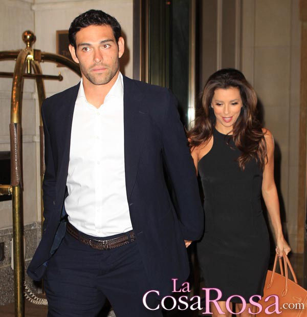 Eva Longoria, feliz con Mark Sanchez