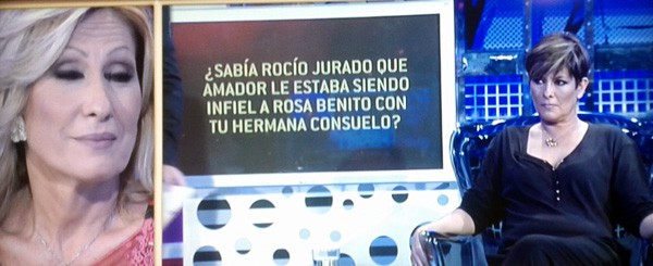 El polígrafo afirma que Amador Mohedano fue infiel a Rosa Benito