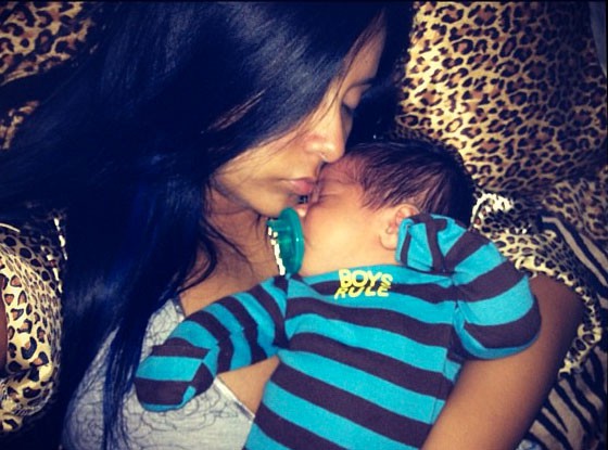 Snooki, loca por su hijo Lorenzo