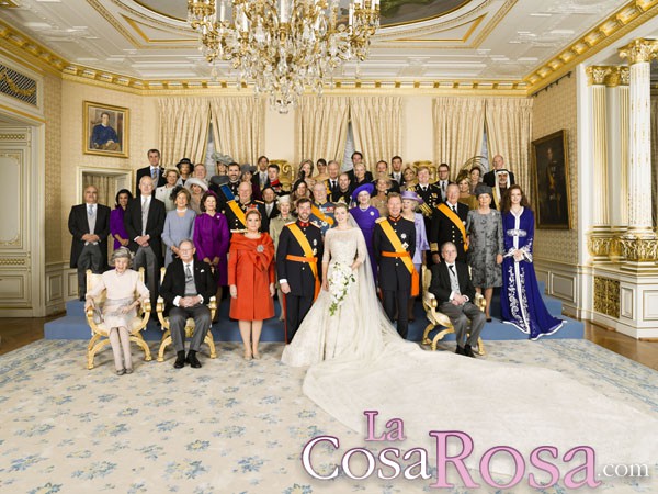 Letizia Ortiz luce pamela en la boda real de Luxemburgo