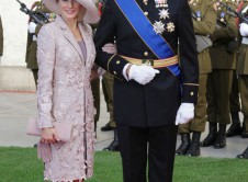 Los príncipes de Asturias en la boda de Guillermo de Luxemburgo y Stephanie de Lannoy
