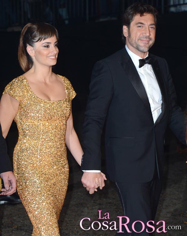 Penélope Cruz y Javier Bardem, juntos en la premiere de Skyfall