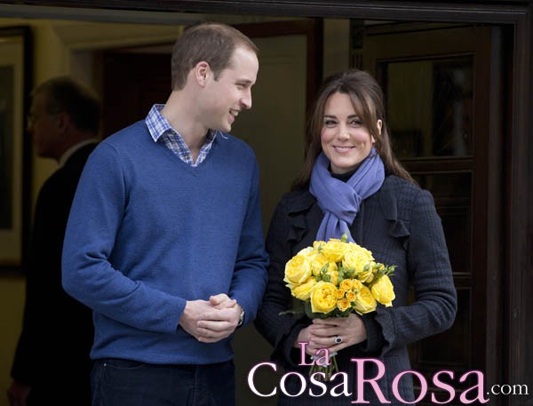 Kate Middleton abandona el hospital junto a Guillermo de Gales