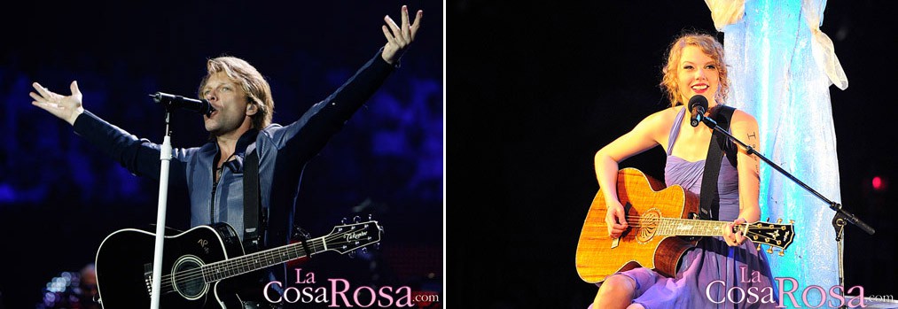 Jon Bon Jovi y Taylor Swift, emocionados con su nominación a los Globos de Oro 2013