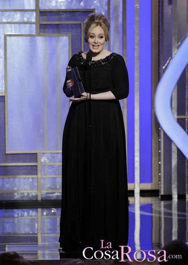 Adele reaparece y gana el Globo de Oro 2013 a la mejor canción