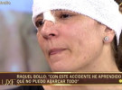 Raquel Bollo acude a Sálvame Deluxe para contar su accidente doméstico
