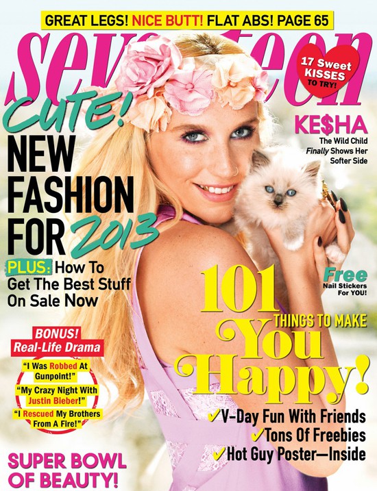 Ke$ha explica en Seventeen que no solo le gustan los hombres