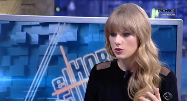 Taylor Swift confiesa que detesta la infidelidad en su paso por El Hormiguero