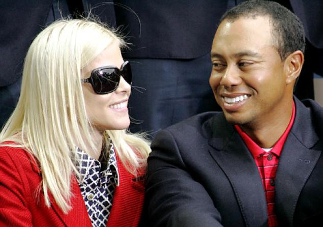 Tiger Woods y Elin Nordegren, juntos en público