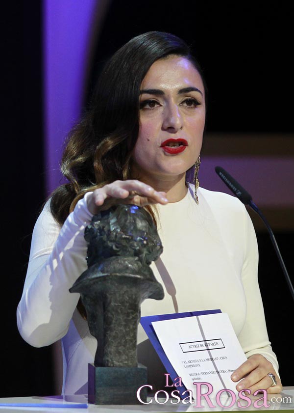 Candela Peña protagoniza un emotivo momento en la gala de los Goya