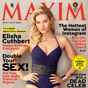 Elisha Cuthbert (Finales felices), la mujer más bella de la tele para Maxim