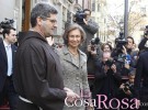 La visita de la Reina Sofía al Cristo de Medinaceli