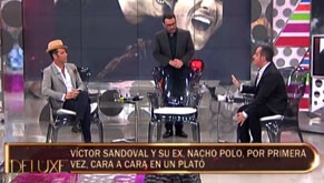 Víctor Sandoval cara a cara con Nacho Polo en Sálvame Deluxe