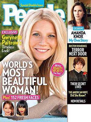 Gwyneth Paltrow, la mujer más bella del mundo para People en 2013