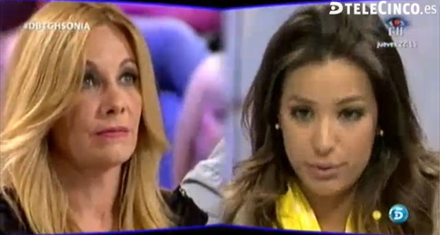 Belén Rodríguez y Sonia se ven las caras en El debate de Gran Hermano catorce