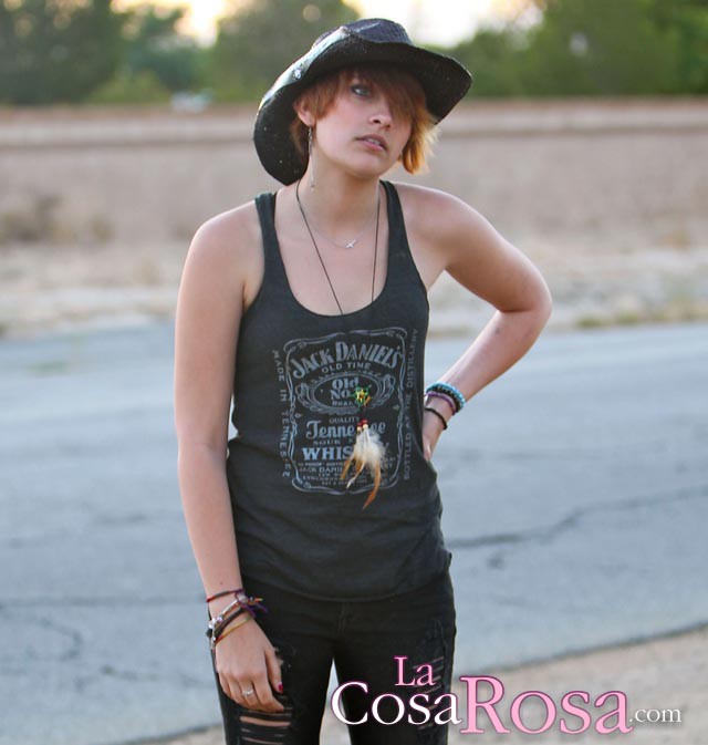 Paris Jackson, feliz al ver a su familia en el hospital