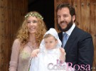 Borja Thyssen y Blanca Cuesta bautizan a su tercer hijo