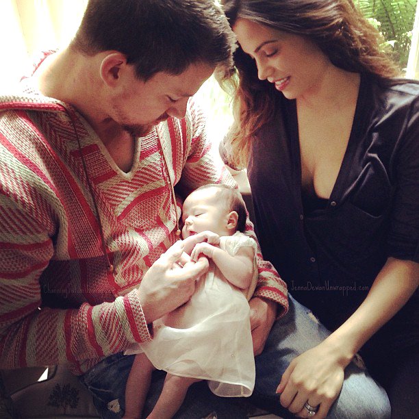 Channing Tatum y Jenna Dewan presentan a su hija Everly