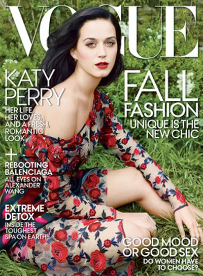 Katy Perry habla sobre su ruptura con Russell Brand y su amor a John Mayer en Vogue