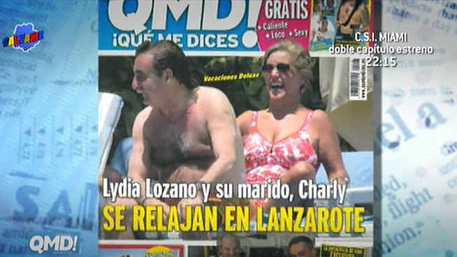 Lydia Lozano y su marido Charly, portada de ¡Qué me dices!