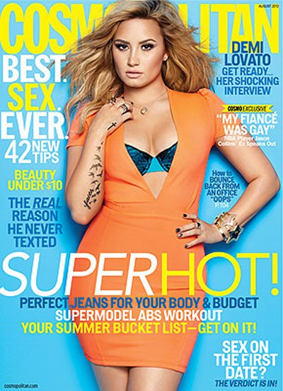 Demi Lovato habla de su dura infancia en Cosmopolitan