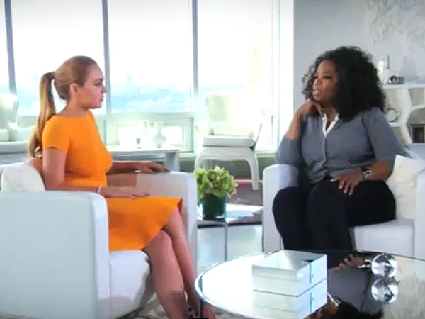 Lindsay Lohan le cuenta a Oprah Winfrey que está centrada