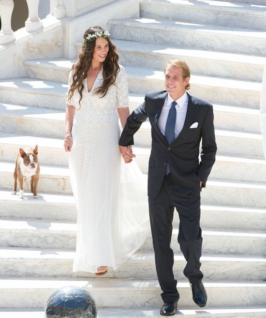 Fotos oficiales de la boda de Andrea Casiraghi y Tatiana Santo Domingo