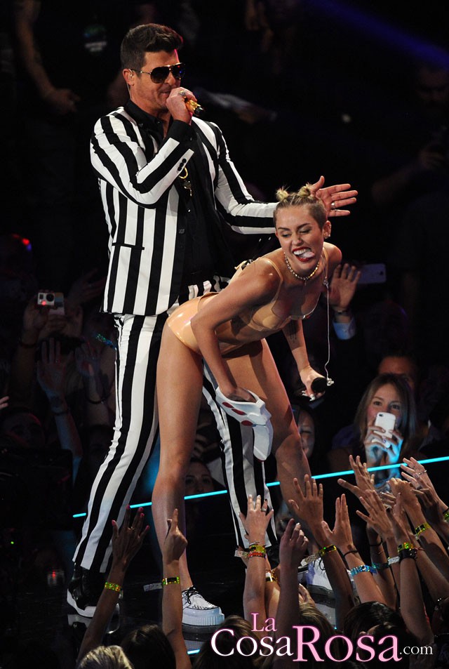 Miley Cyrus quiso hacer historia en los MTV VMA 2013