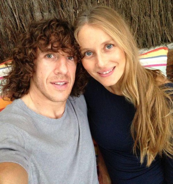 Carles Puyol y Vanesa Lorenzo anuncian su paternidad