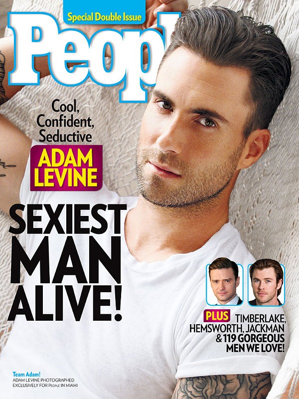 Adam Levine, el hombre más sexy de 2013 para People