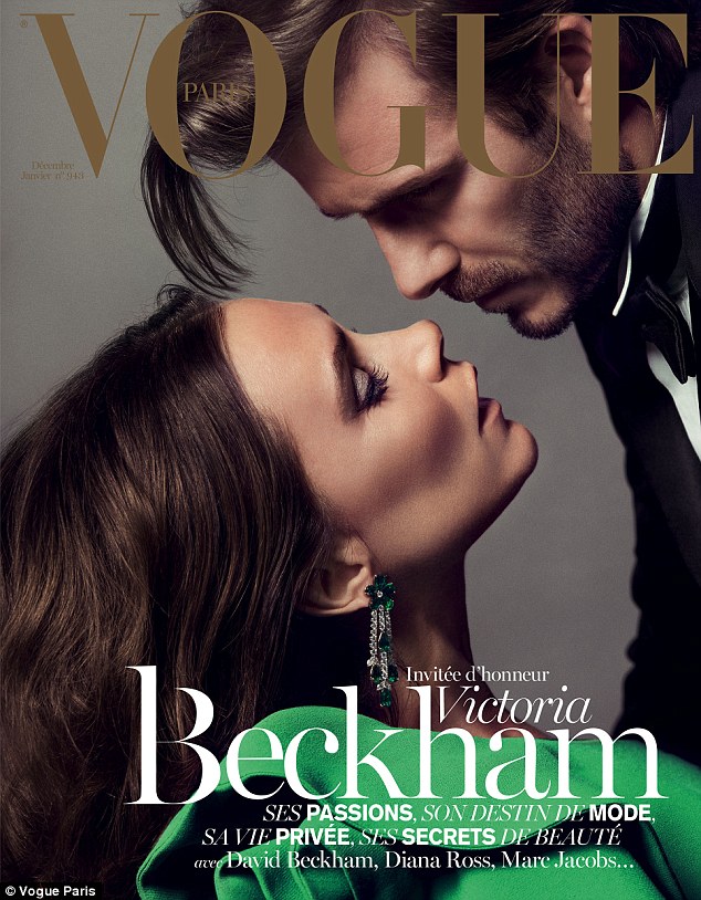 David y Victoria Beckham, románticos para Vogue