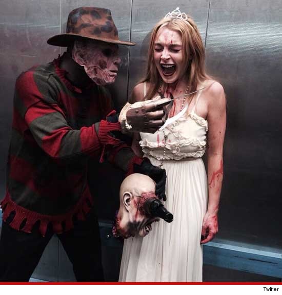 Lindsay Lohan, cincuenta mil dólares por ser anfitriona de una fiesta de Halloween