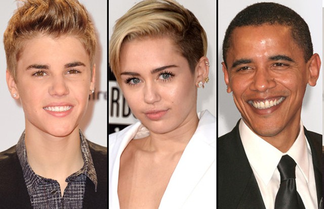 Miley Cyrus, Obama y Justin Bieber, los menos influyentes de 2013 para GQ