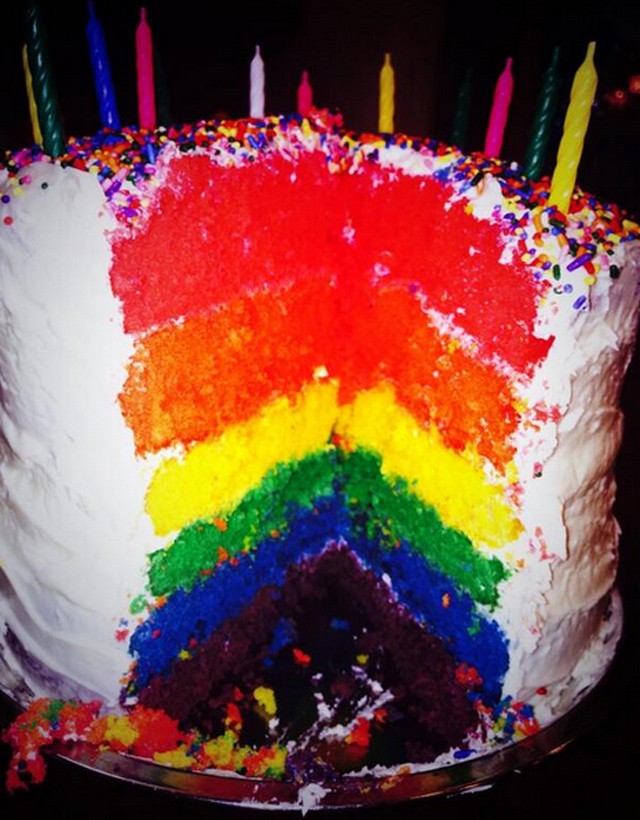 Miley, tarta de 21 cumpleaños