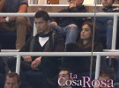 Cristiano Ronaldo e Irina Shayk, juntos en el estadio Santiago Bernabéu