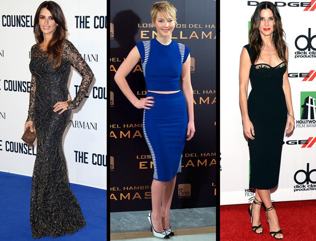 Penélope Cruz, Jennifer Lawrence y Sandra Bullock, los mejores cuerpos de 2013