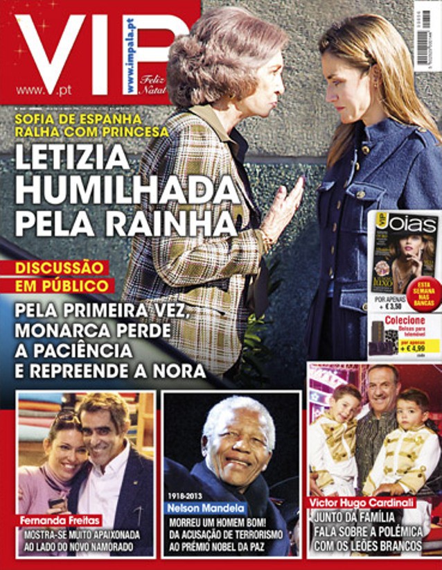 La revista portuguesa VIP y la reprimenda de la reina a la princesa de Asturias