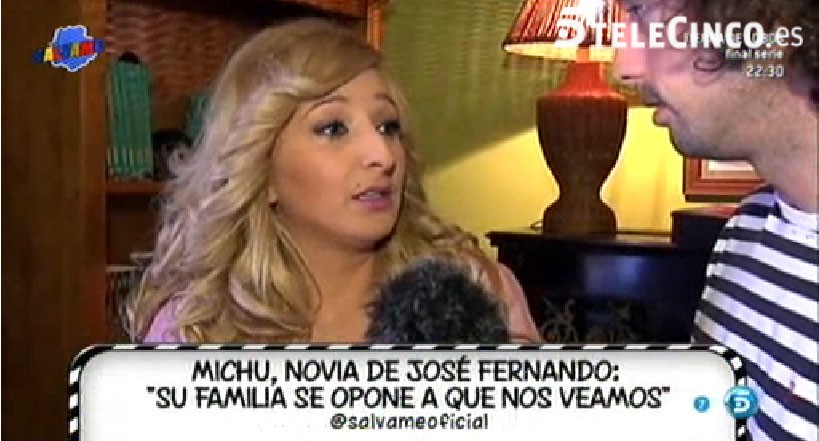 Michu, la novia de José Fernando, no le esperará eternamente