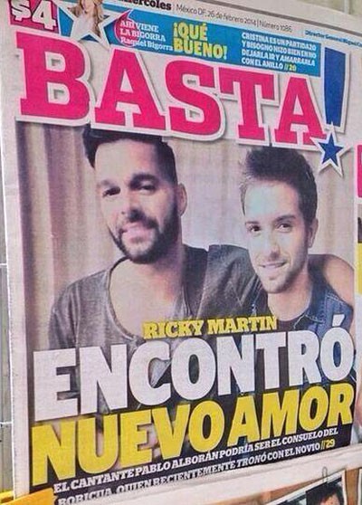 Ricky Martin y Pablo Alborán, enamorados según un periódico mexicano