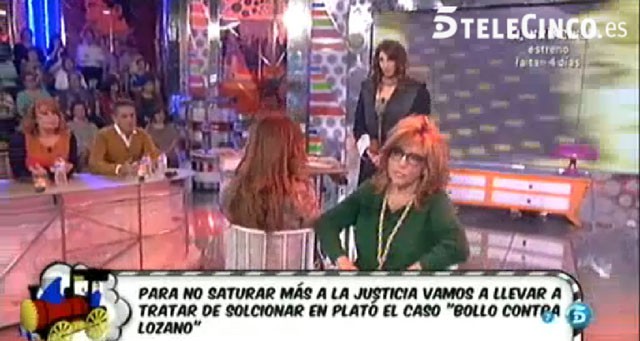 Lydia Lozano se niega a compartir plató con Raquel Bollo