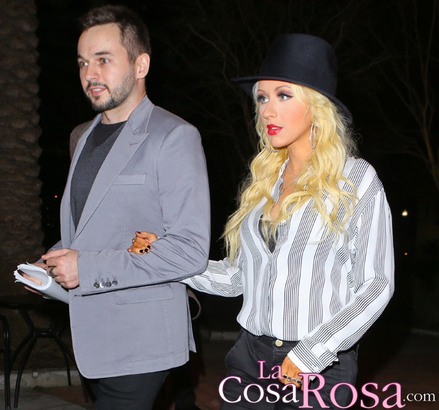 Christina Aguilera espera una niña con Matt Rutler