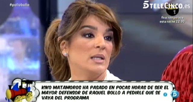 Raquel Bollo pide perdón en su regreso a Sálvame